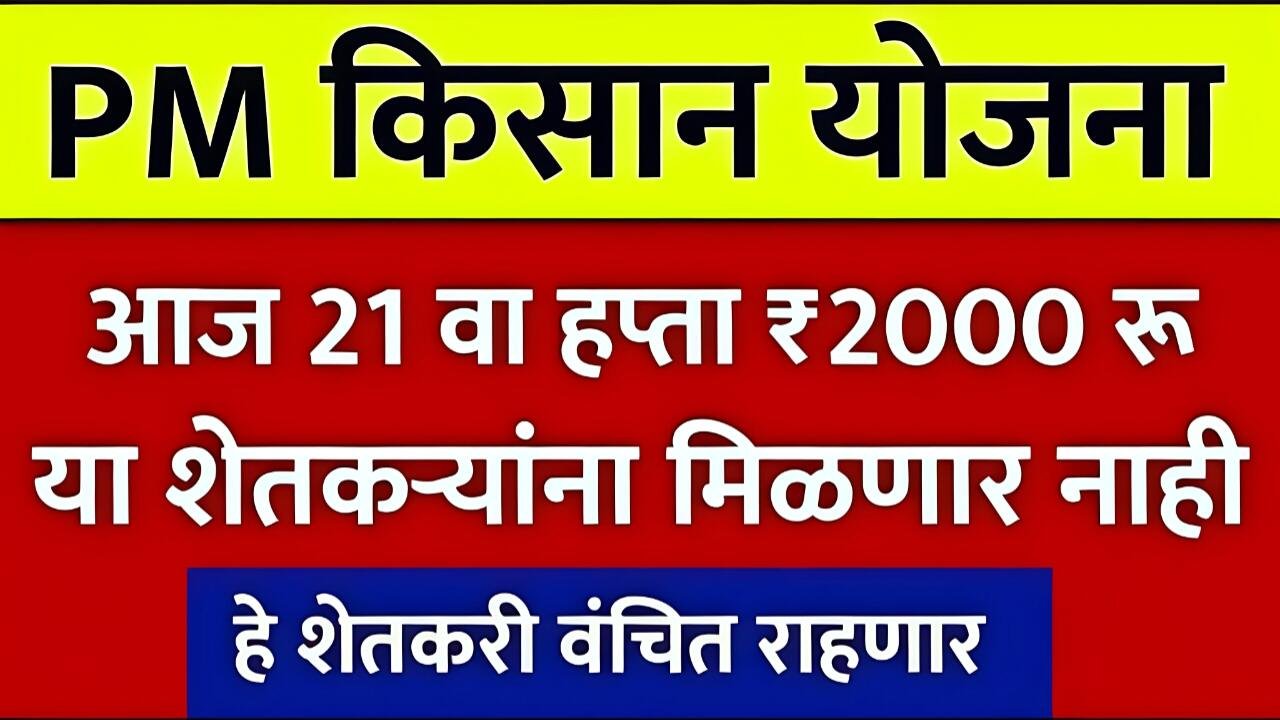 PM Kisan Yojana 21st Installment List: आज पीएम किसान योजनेचा 21 वा हप्ता 2000 रुपये खात्यात जमा; यादीत नाव पहा