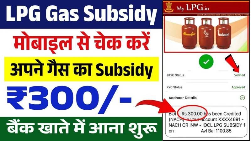 LPG Gas Subsidy Check